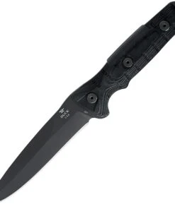 Buck Knives Buck GCK Spear Point 5.5" Black Finish 5160 Carbon Steel Blade, Black G-10 Handle