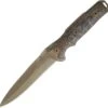 Buck Knives Buck GCK Spear Point 5.5" Coyote Tan Finish 5160 Carbon Steel Blade, Tri-Color Canvas Micarta Handle