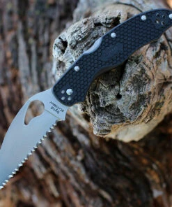 Byrd Knives Byrd Harrier 2 - Blk FRN (3.38" 8Cr13MoV SpyderEdge) BY01SBKWC2