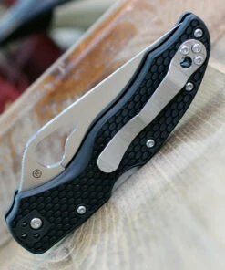 Byrd Knives Byrd Harrier 2 Lightweight BY01PBK2, 3.36" 8Cr13MoV Plain Blade, Black FRN Handle -Knifeworks Sales Store BY01 11444.1582297918