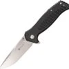 Steel Will Small Barghest F37M-01, 3.5" D2 Satiin Plain Blade, Black G10 Handle