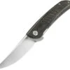 Bestech Swift Linerlock - Blk Micarta (3.5" D2 Satin) BG30B-1