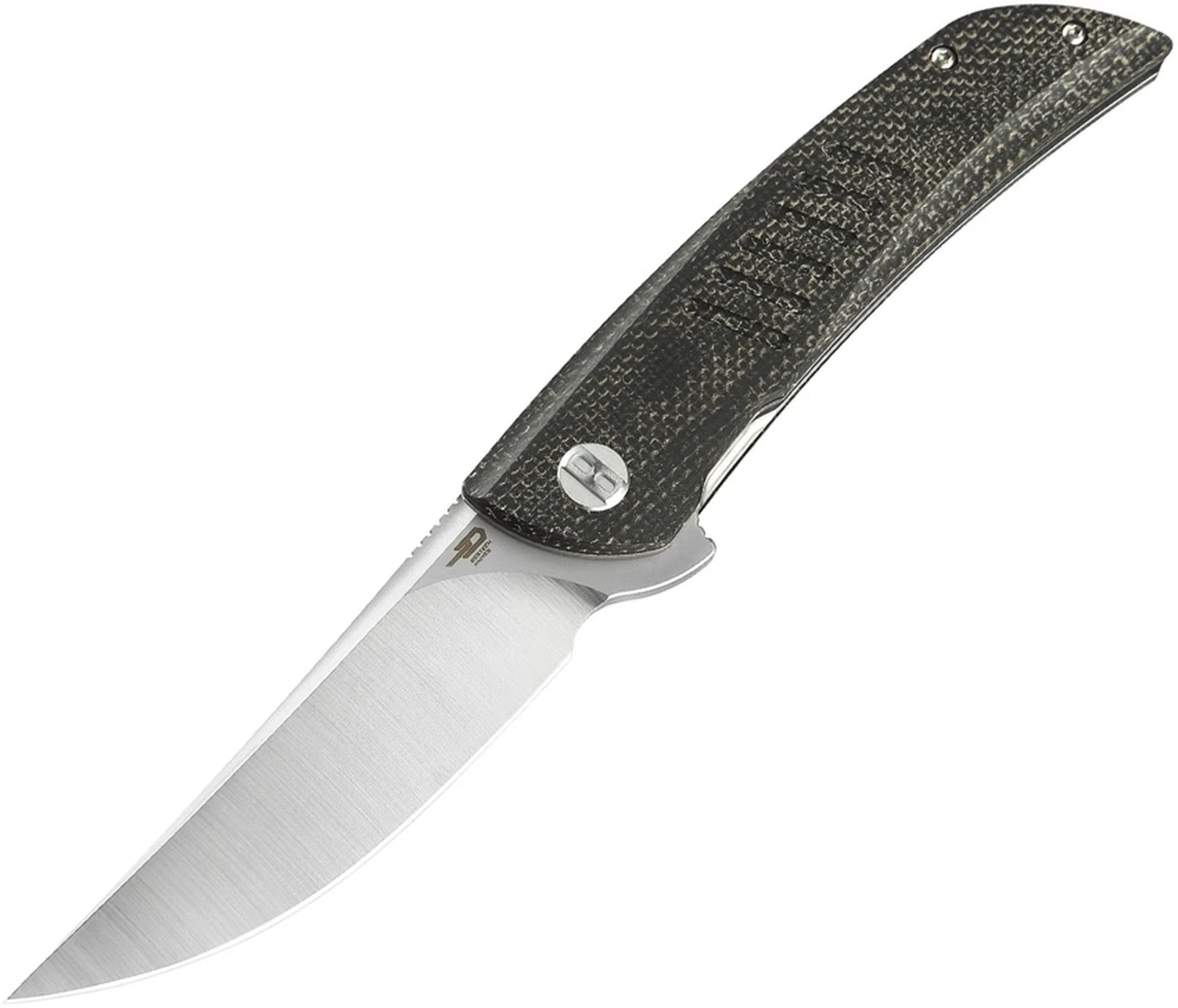Bestech Swift Linerlock - Blk Micarta (3.5" D2 Satin) BG30B-1 1 Bestech Swift Linerlock - Blk Micarta (3.5" D2 Satin) BG30B-1