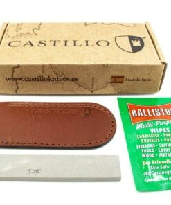 Castillo Knives Torre Lockback Folding, C3CUB, 3" Sandvik 14C28N Blade, Curly Birch Handles -Knifeworks Sales Store Box 80993.1636039599