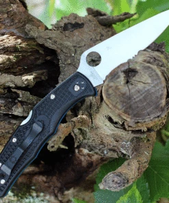 Spyderco Knives Spyderco Endura Thin Blue Line 3.80" Satin Black FRN C10FBKBL -Knifeworks Sales Store C10FPSBKBL.3 49452.1626886414