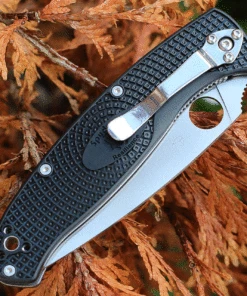 Spyderco Knives Spyderco Resilience Lightweight C142PBK, 4.20" 8Cr13MoV Satin Plain Blade, Black FRN handle -Knifeworks Sales Store C142PBK.2 70618.1633460824