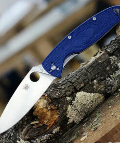 Spyderco Knives Spyderco Resilience Lightweight - Blue FRN (4.25" CPM-S35VN Satin) C142PBL