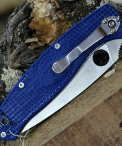 Spyderco Knives Spyderco Resilience Lightweight - Blue FRN (4.25" CPM-S35VN Satin) C142PBL -Knifeworks Sales Store C142PBL.2 37878.1645111450