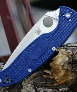 Spyderco Knives Spyderco Resilience Lightweight - Blue FRN (4.25" CPM-S35VN Satin) C142PBL -Knifeworks Sales Store C142PBL.3 29385.1645111450