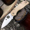 Spyderco Knives Spyderco Chaparral Birdseye Maple C152WDP, 2.79" CTS XHP Plain Blade, Wood Handle