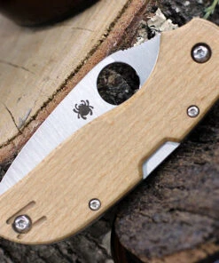 Spyderco Knives Spyderco Chaparral Birdseye Maple C152WDP, 2.79" CTS XHP Plain Blade, Wood Handle -Knifeworks Sales Store C152WDP.2 31673.1611931403