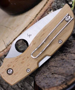 Spyderco Knives Spyderco Chaparral Birdseye Maple C152WDP, 2.79" CTS XHP Plain Blade, Wood Handle -Knifeworks Sales Store C152WDP.3 18608.1611931403