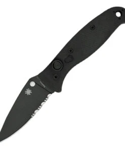 Spyderco Knives Spyderco Autonomy 2 Automatic Black G-10 (3.5" LC200N Blk Combo)