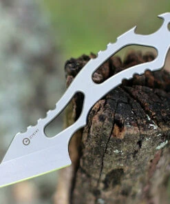 CIVIVI Knives CIVIVI Kiri EDC Neck Knife C2001A, 5.0" 9Cr18MoV Gray Stonewashed Blade, Kydex Neck Sheath