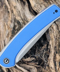 CIVIVI Knives CIVIVI Asticus C2002C, 3.80" D2 Satin Drop Point Plain Blade, Blue G-10 Handles -Knifeworks Sales Store C2002C.2 36992.1628004963