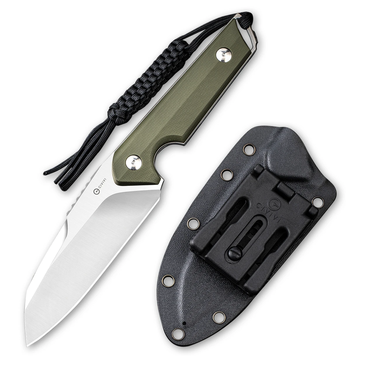 CIVIVI Knives CIVIVI Kepler C2109A, 4.48" 9CR18Mov Satin Plain Blade, OD Green G-10 Handle 3 CIVIVI Knives CIVIVI Kepler C2109A, 4.48" 9CR18Mov Satin Plain Blade, OD Green G-10 Handle - Image 3