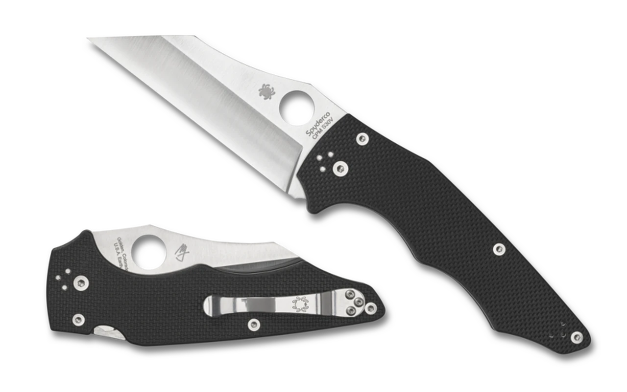 Spyderco Knives Spyderco YoJumbo - Blk G10 (4" CPM S30V Satin Wharncliffe) C253GP 2 Spyderco Knives Spyderco YoJumbo - Blk G10 (4" CPM S30V Satin Wharncliffe) C253GP - Image 2
