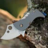 Spyderco Knives Spyderco Pochi - Ti Bead Blast (1.6" CPM S45VN Satin) C256TIP