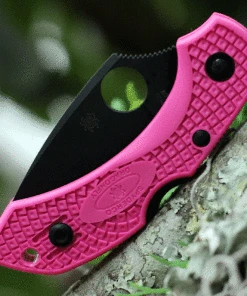 Spyderco Knives Spyderco Dragonfly 2 Pink C28FPPNSV30VBK2, 2.28" CPM S30V Black Plain Blade, Pink FRN Handle -Knifeworks Sales Store C28FPPNS30VBK2 85978.1621433545