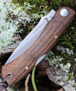 Castillo Knives Torre Lockback Folding, C3BOW, 3" Sandvik 14C28N Blade, Bocote Wood Handles -Knifeworks Sales Store C3BOW.2 76312.1636049430
