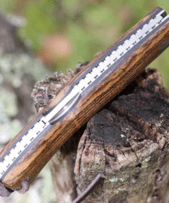 Castillo Knives Torre Lockback Folding, C3BOW, 3" Sandvik 14C28N Blade, Bocote Wood Handles -Knifeworks Sales Store C3BOW.3 36771.1636049430