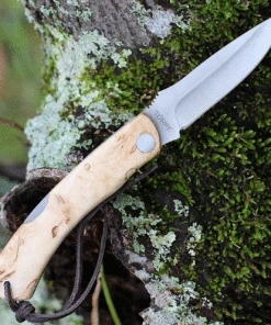 Castillo Knives Torre Lockback Folding, C3CUB, 3" Sandvik 14C28N Blade, Curly Birch Handles -Knifeworks Sales Store C3CUB.1 61557.1636039600