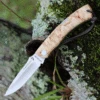 Castillo Knives Torre Lockback Folding, C3CUB, 3" Sandvik 14C28N Blade, Curly Birch Handles