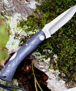 Castillo Knives Torre Lockback Folding, C3MBM 3" Sandvik 14C28N Blade, Midnight Black Micarta Handles -Knifeworks Sales Store C3MBM.3 66875.1636052460