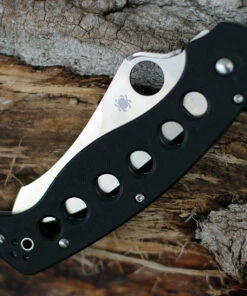 Spyderco Knives Spyderco C70GP2 A.T.R 2, 3.23 in. CPM S30V Plain Blade, G-10 Handles -Knifeworks Sales Store C70GP2.3 77291.1609364047