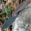 CIVIVI Knives CIVIVI Anthropos C903DS3, Black Stonewashed Copper Handle, 3.25" Black Damascus Drop Point Blade