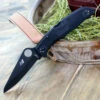 Spyderco Knives Spyderco Pacific Salt 2 C91PBBK2, 3.78" H1 Steel Black Plain Blade, Black FRN Handle