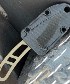 ESEE Knives ESEE Candiru Dark Earth Brown 5 in. Fixed Blade, CAN-DE, Black Molded Sheath and Clip Plate -Knifeworks Sales Store CAN DE E.1 19173.1626976957