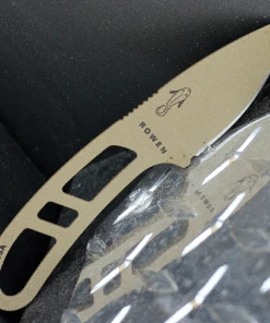 ESEE Knives ESEE Candiru Dark Earth Brown 5 in. Fixed Blade, CAN-DE, Black Molded Sheath and Clip Plate -Knifeworks Sales Store CAN DE E.3 52836.1626976957