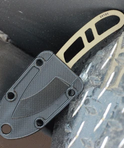 ESEE Knives ESEE Candiru Dark Earth Brown 5 in. Fixed Blade, CAN-DE, Black Molded Sheath and Clip Plate -Knifeworks Sales Store CAN DE E 12647.1626976957