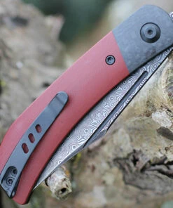 CIVIVI Knives CIVIVI Appalachia Drifter II Burgundy G10 (3" Blk Damascus) C19010C-DS4 -Knifeworks Sales Store CIVC19010CDS4.2 25765.1641415786