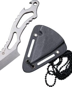 CIVIVI Knives CIVIVI Kiri EDC Neck Knife C2001A, 5.0" 9Cr18MoV Gray Stonewashed Blade, Kydex Neck Sheath -Knifeworks Sales Store CIVC2001A 32352.1596830281