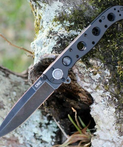 CRKT Carson Deadbolt Spear- Blk Alum. (3.50" D2 Blk) M16-03DB