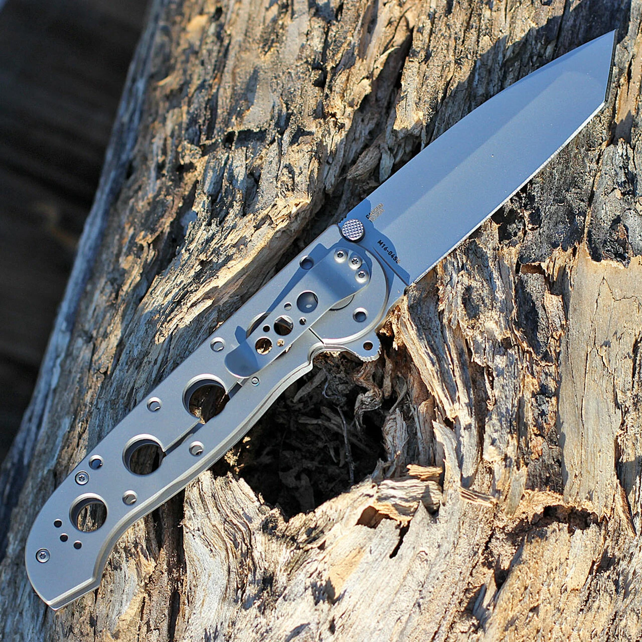 CRKT Kit Carson M16-04SS - Stainless Steel (3.9" BB 12C27 Sandvik Tanto) 2 CRKT Kit Carson M16-04SS - Stainless Steel (3.9" BB 12C27 Sandvik Tanto) - Image 2