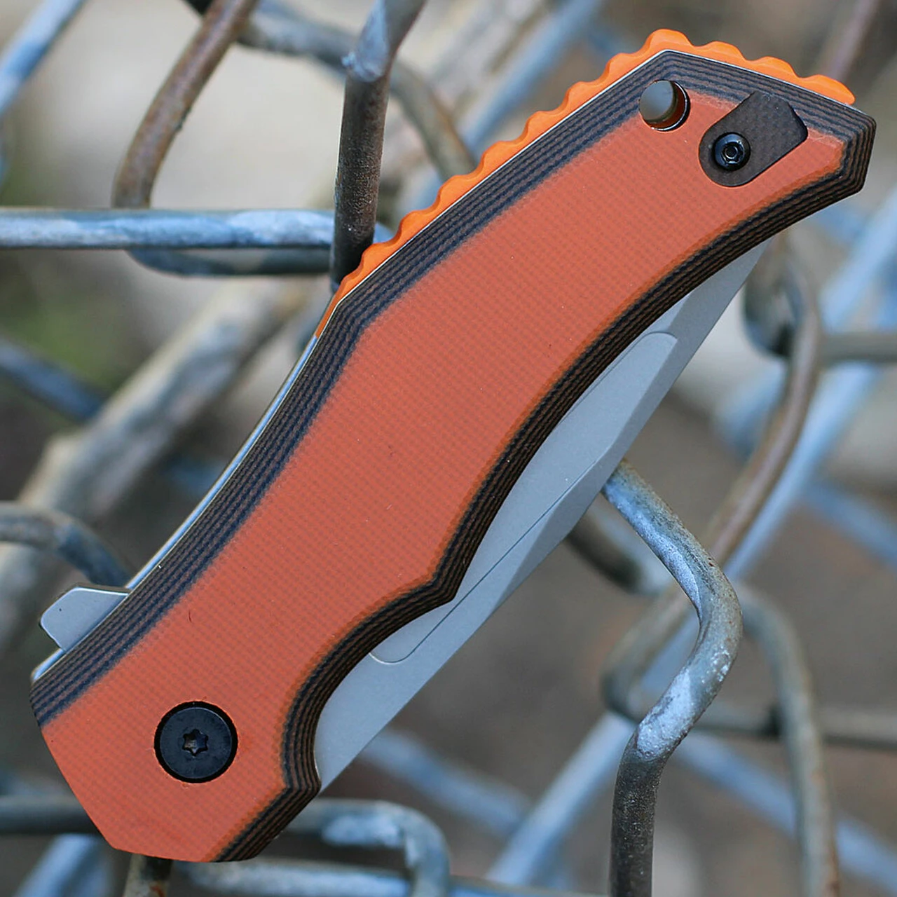 CRKT Fawkes - Orange G10 (2.75" 4116 Bead Blast) 2372 4 CRKT Fawkes - Orange G10 (2.75" 4116 Bead Blast) 2372 - Image 4