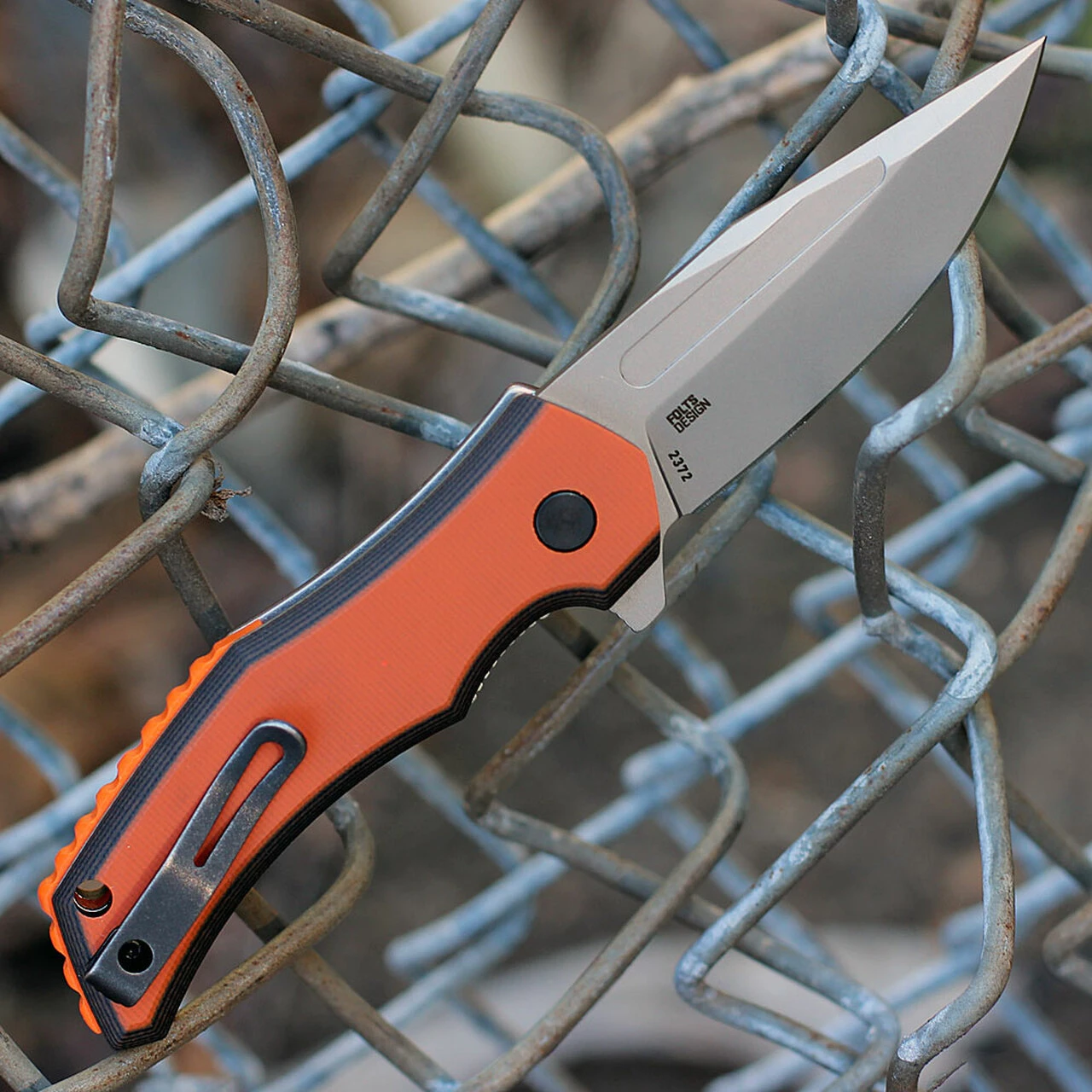 CRKT Fawkes - Orange G10 (2.75" 4116 Bead Blast) 2372 3 CRKT Fawkes - Orange G10 (2.75" 4116 Bead Blast) 2372 - Image 3