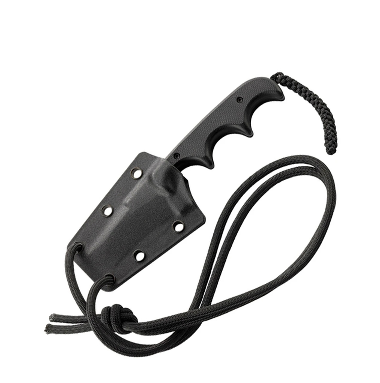 CRKT Minimalist Bowie Neck Knife 2387K, 2.12" 5Cr15MoV Black Plain Blade, Black G-10 Handle 2 CRKT Minimalist Bowie Neck Knife 2387K, 2.12" 5Cr15MoV Black Plain Blade, Black G-10 Handle - Image 2