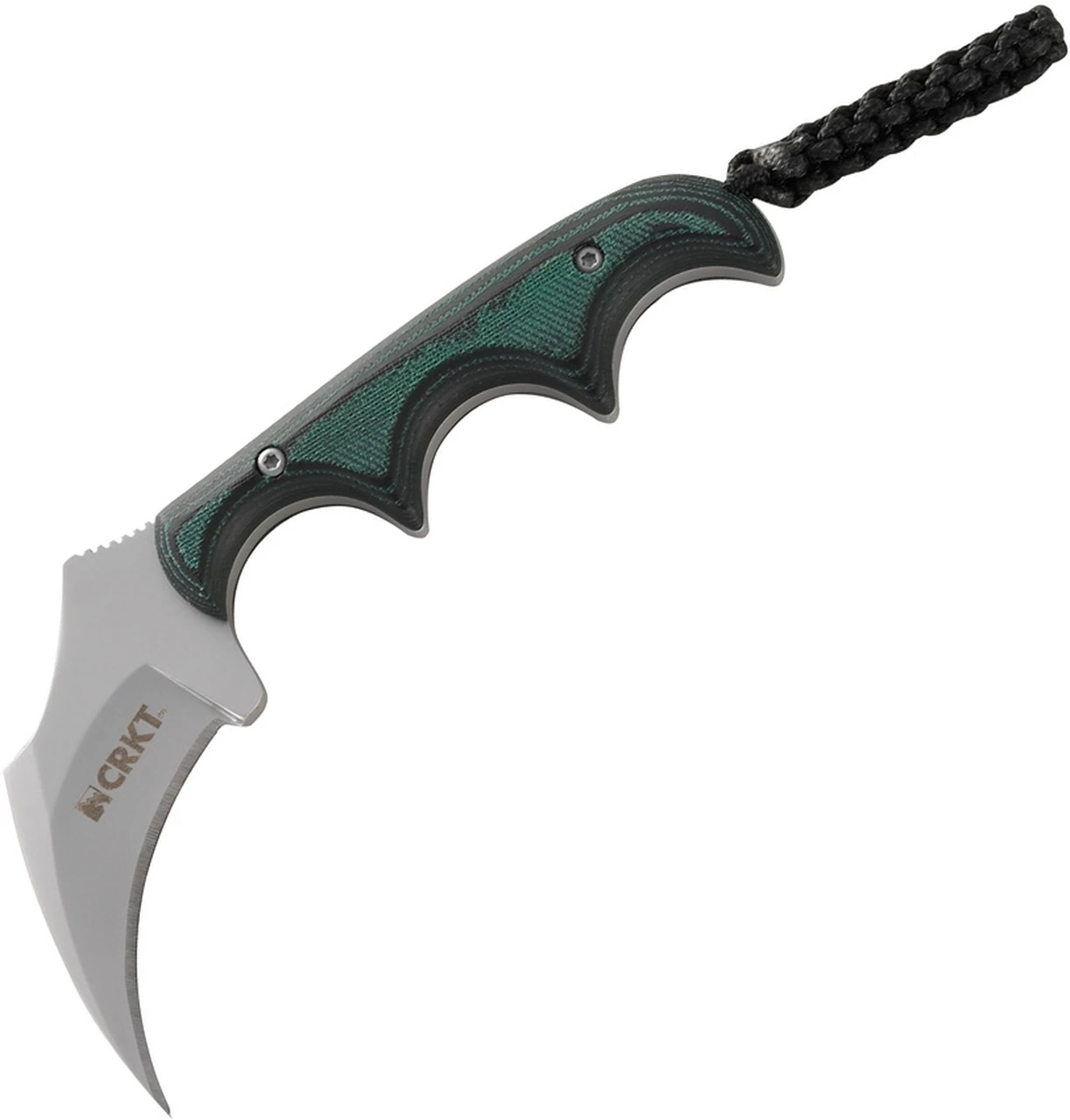 CRKT Keramin Neck Knife Black & Green (2.3" Bead Blast) 2389 1 CRKT Keramin Neck Knife Black & Green (2.3" Bead Blast) 2389