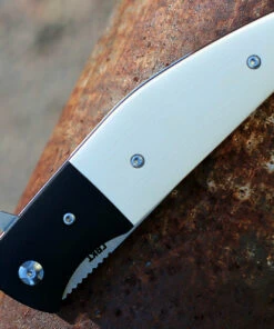 CRKT Kommer Curfew - IWhite Alum. (3.12" 8Cr13MoV Satin) 2867 -Knifeworks Sales Store CR2867.3 78419.1643640617