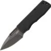 CRKT Journeyer 8Cr12MoV SS Black Stonewash Drop Point, Designed by Liong Mah