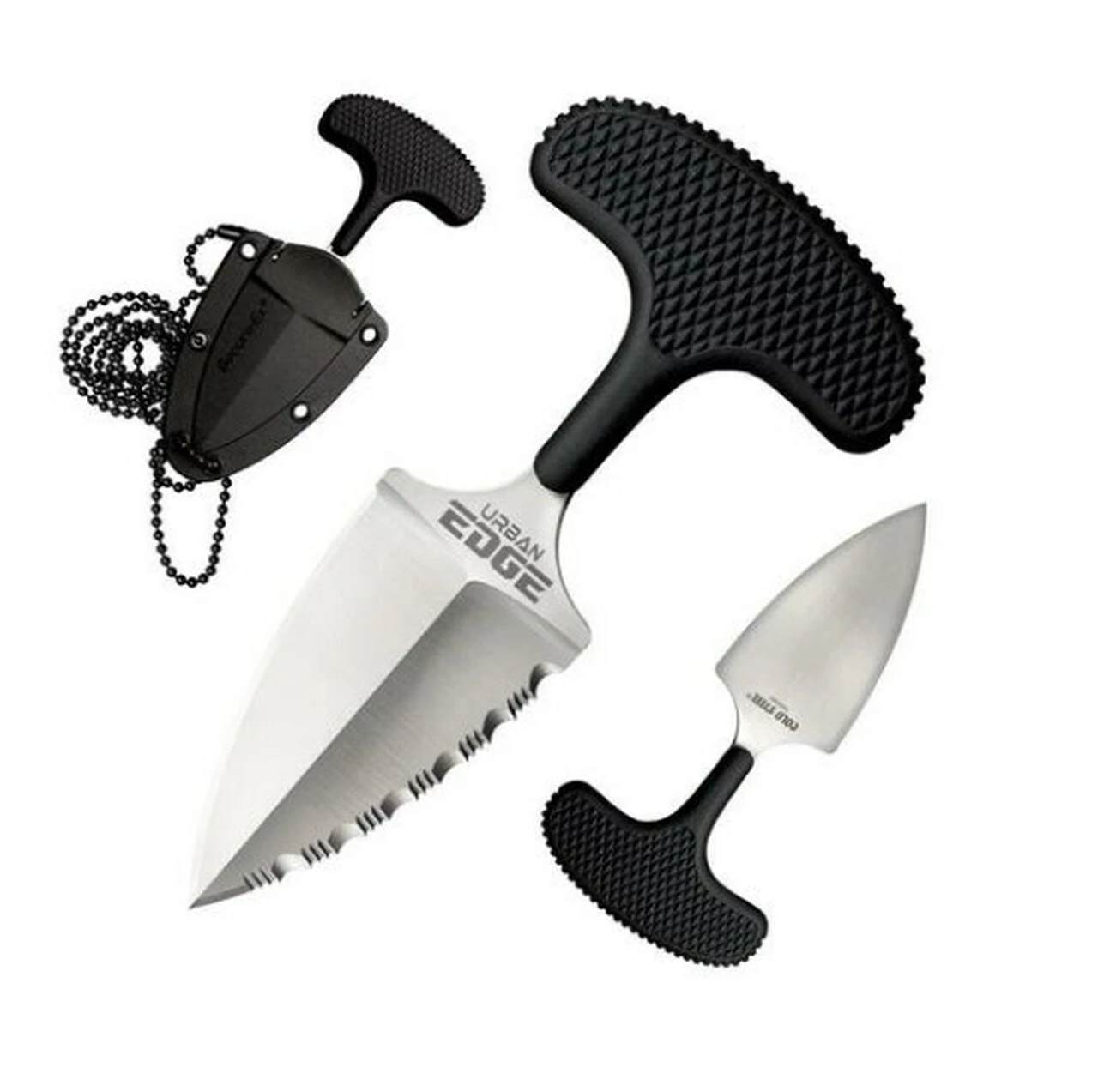Cold Steel Urban Edge Best Pal CS43XLS, 2.5" AUS 8A Stainless Steel Serrated Blade, Black Kray-Ex Handle, Secure-Ex Neck Sheath 1 Cold Steel Urban Edge Best Pal CS43XLS, 2.5" AUS 8A Stainless Steel Serrated Blade, Black Kray-Ex Handle, Secure-Ex Neck Sheath