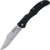 Cold Steel Range Boss Lockback CS20KR5, 4" 4034 Stonewash Plain Blade, Black Zy-Ex Handle