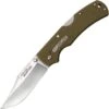 Cold Steel Double Safe Hunter CS23JC, 3.50" 8Cr13MoV Satin plain Blade, OD Green GFN Handles