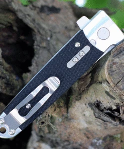 Cold Steel Oyabun 32AA, 3.50" CPM-S35VN Satin Plain Blade, Black Aluminum Handles w/ G-10 Handles -Knifeworks Sales Store CS32AA.2 71579.1625085867