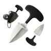 Cold Steel Urban Edge Push Dagger 43XL, 2.5" AUS 8A Stainless Steel Plain Blade, Black Kray-Ex Handle, Black Secure-Ex Neck Sheath