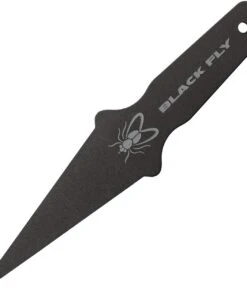 Cold Steel Black Fly Throwing Knife (8" Carbon Spring Steel Blk Spike) 80STMA